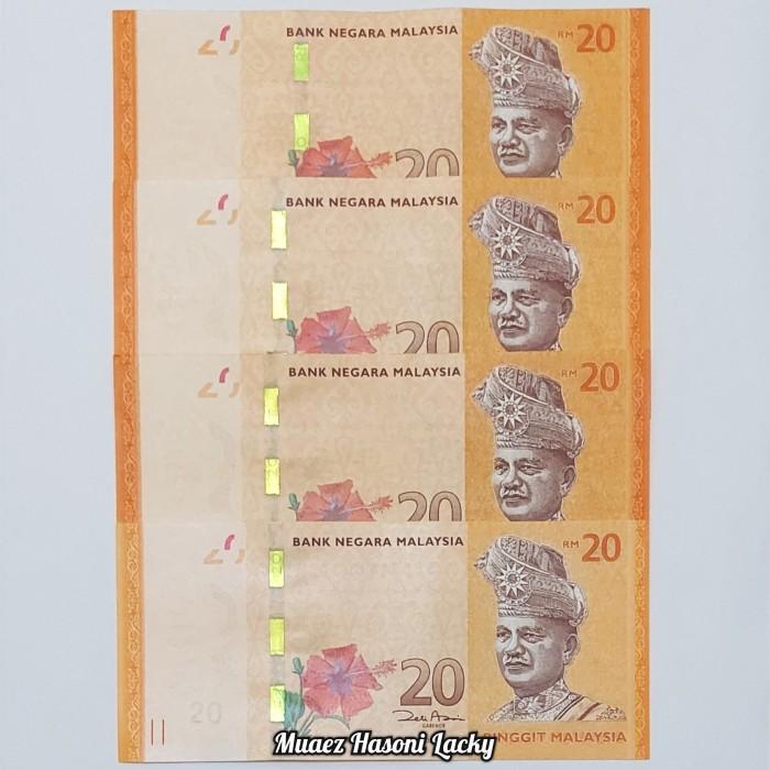 Terbaru Koleksi Malaysia Ringgit Pecahan 20 Ringgit Original