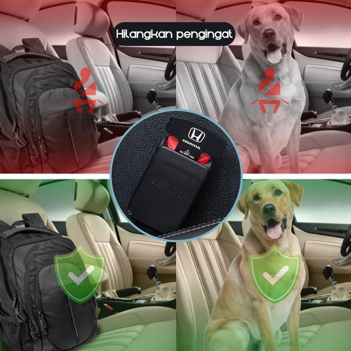 Gespen Sabuk Pengaman Mobil Universal - Konektor Plug Bayonet & Desain Pisau Peredam, Anti Slip,