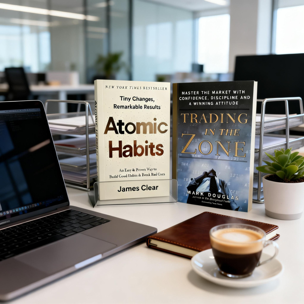 Atomic Habits & Trading in The Zone: Life & Trading Guides for Habit Building & Market Mastery