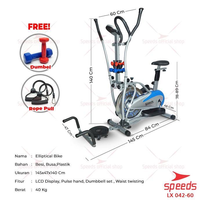 SPEEDS Sepeda Statis Orbitrack 5in1 042-60