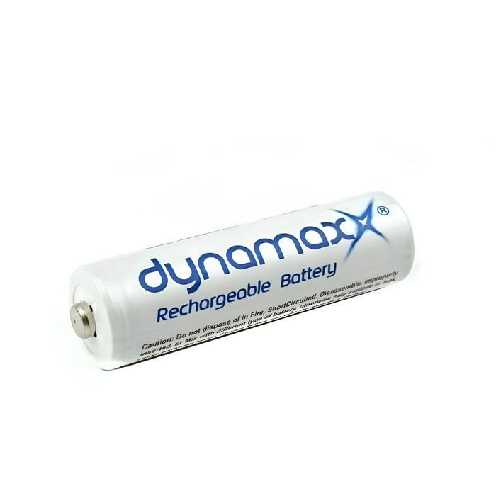 neW DYNAMAX RECHARGEABLE Ni-Cd Battery AA / Baterai CAS AA 1.2v - PUTIH