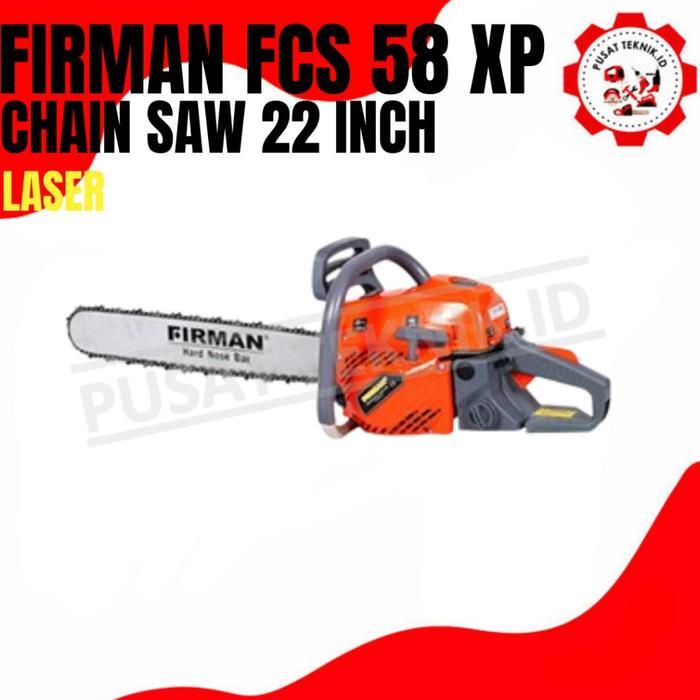 FIRMAN Mesin Gergaji Rantai Chainsaw FCS 58 XP 22" HN Censo Sinso Senso Singso FCS58XP 22 INCI INCH