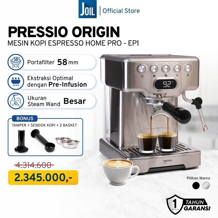 Sale Joil Pressio Origin Mesin Kopi Espresso Machine 58Mm Coffee Maker Rumahan - Ep1 Terlaris