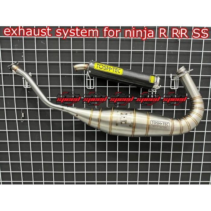 Knalpot Ninja R Rr Ss Tostech Exhaust 2 Tak 150 Carbon Karbon