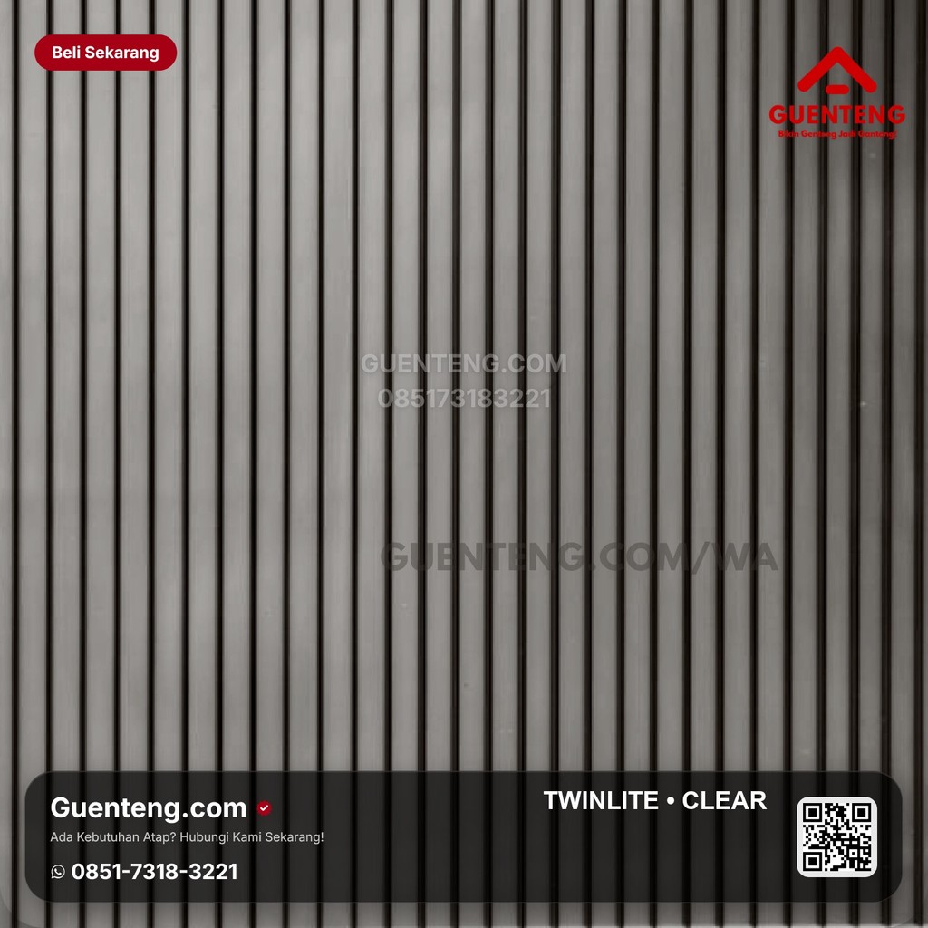 Plastik Polycarbonate Roll TWINLITE 6 mm Clear Twinlite