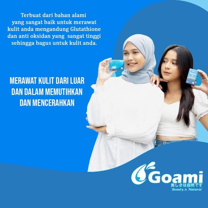 GLUTASKIN GOAMI KAPSUL PEMUTIH BADAN KETIAK SELANGKANGAN WAJAH AMPUH