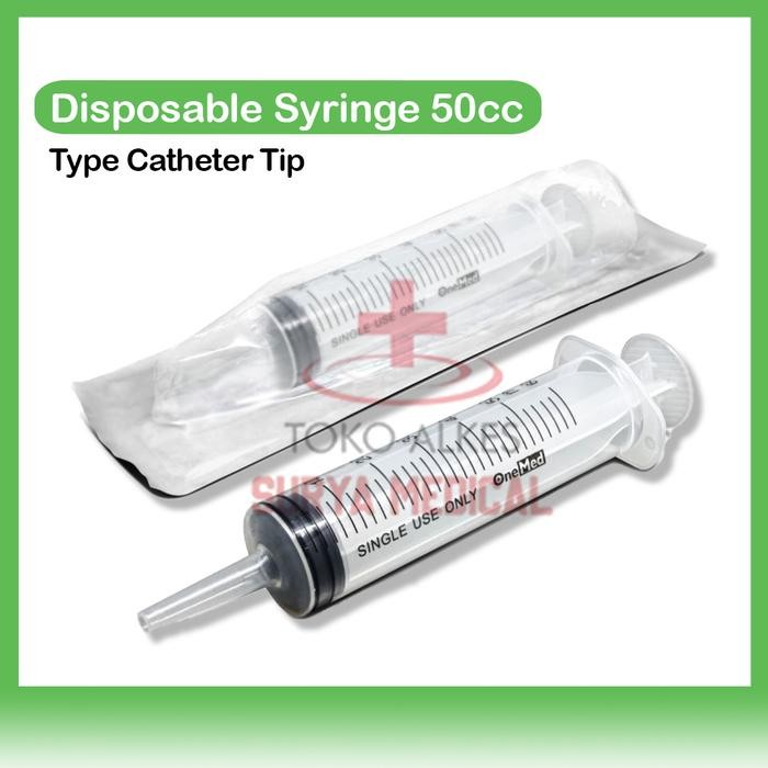 New Catheter Tip 50ml Feeding Syringe 50cc OneMed