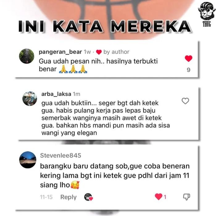 6a5g- Thug Deodorant Spray Antiperspirant