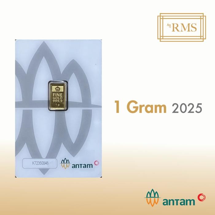 1 GR (GRAM) LOGAM MULIA/LOGAM MULIA ANTAM/LM/EMAS ANTAM BERSERTIFIKAT