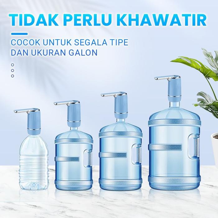 Pompa Galon Finito Charge Usb Tidak Bisa Panas Dingin Dispenser Air Minum Praktis Semua Galon Air