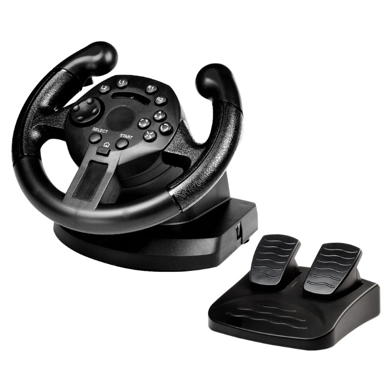 New Racing Steering Wheel For PS3/PC Game Steering Wheel Vibration Joysticks Remote Controller