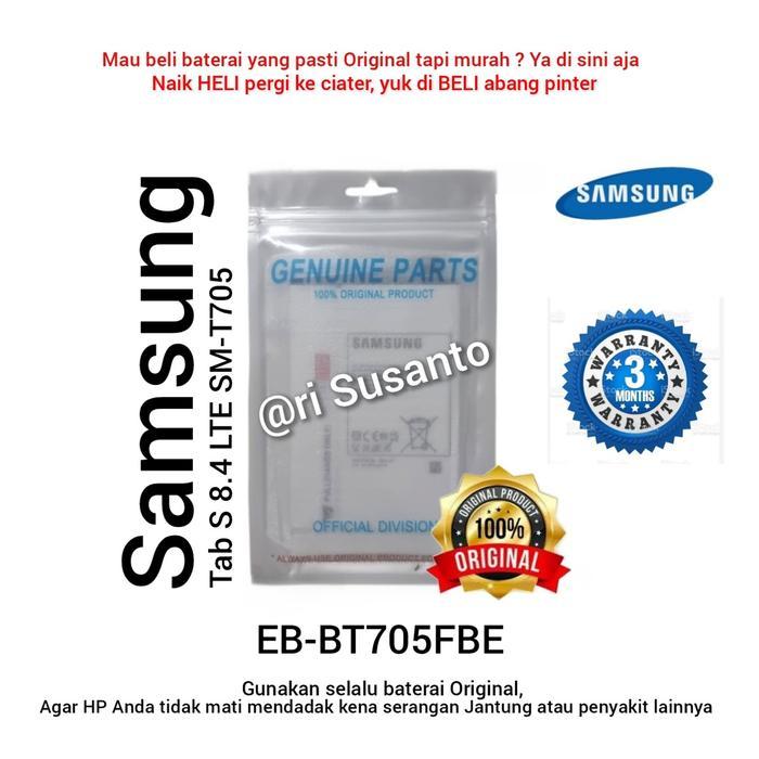 BATERAI SAMSUNG GALAXY TAB S 8.4 SM-T705 T705 ASLI (ORIGINAL 100%)