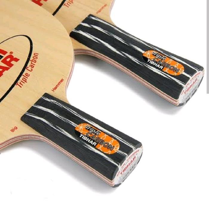 STOK TERBATAS  TIBHAR TRIPLE CARBON BET PINGPONG TENIS MEJA LEGENDARIS TERJANGKAU