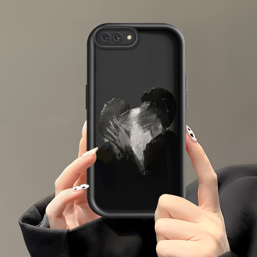 Softcase Phone Soft Case For OPPO A3S A12E Fashion Pria Minimalis Cool Motif Casing Ponsel Untuk Kes