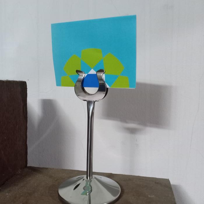 MENU CARD HOLDER 20 CM TABLE NUMBER STAND TIANG MENU MEJA MAKAN