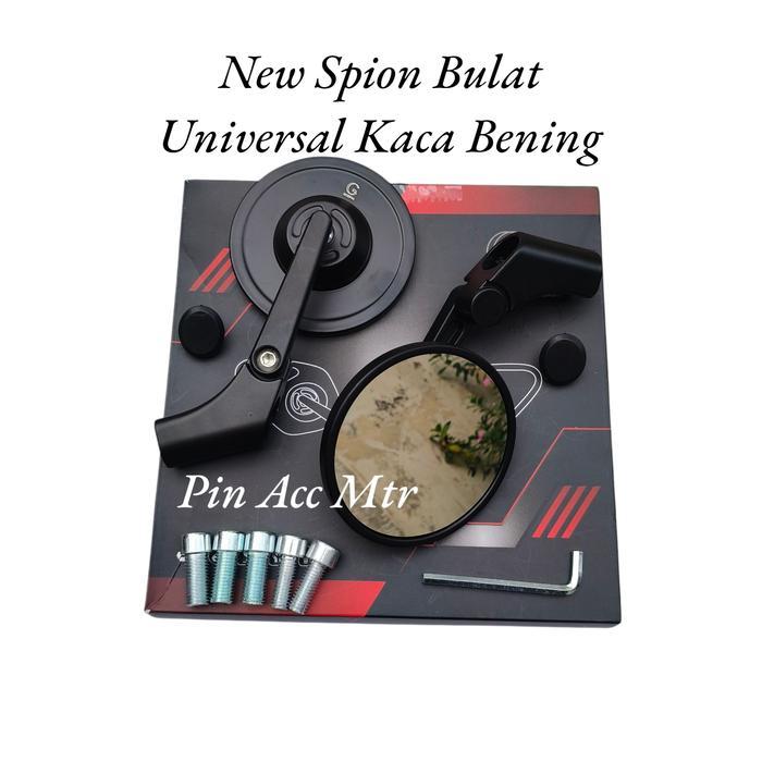 Spion Bulat Universal New Kualitas Premium Alumunium Censi All Fino Scoopy Finalo Staylo Beat Street