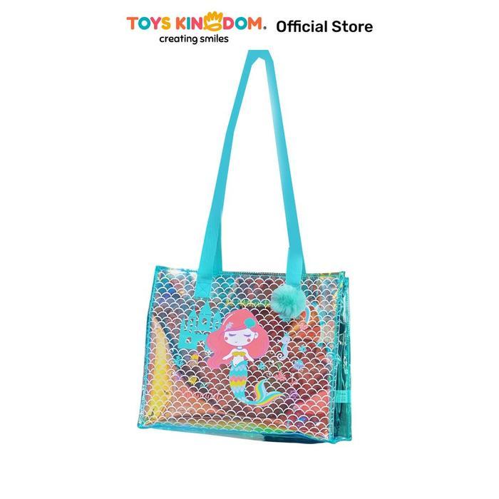 HOT SALE KIDDY STAR TOTE BAG ANAK MERMAID - BIRU