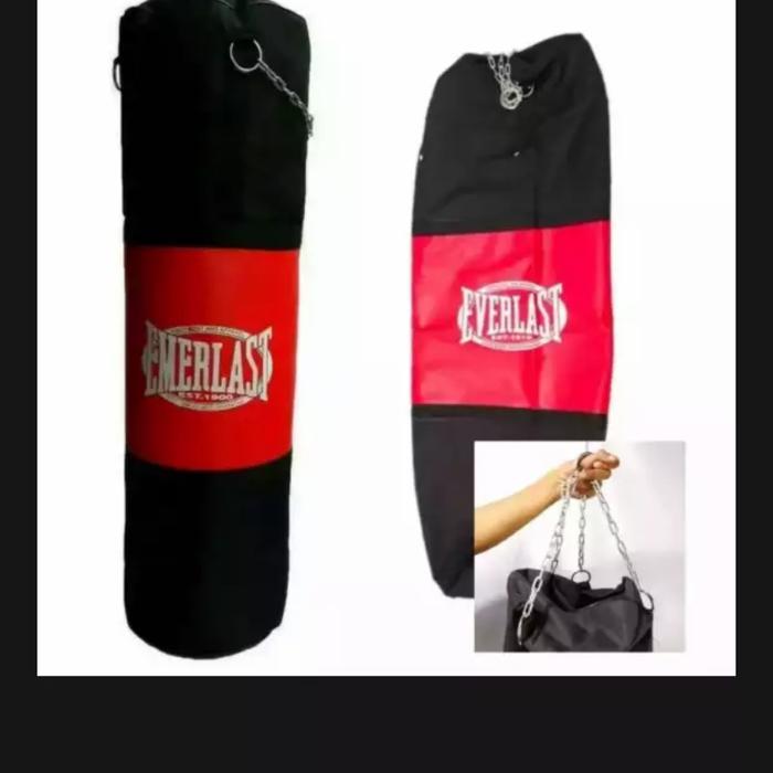 Samsak Gantung Mma/Samsak Tinju Tanpa Isi/Samsak Everlas/Panjang 120Cm