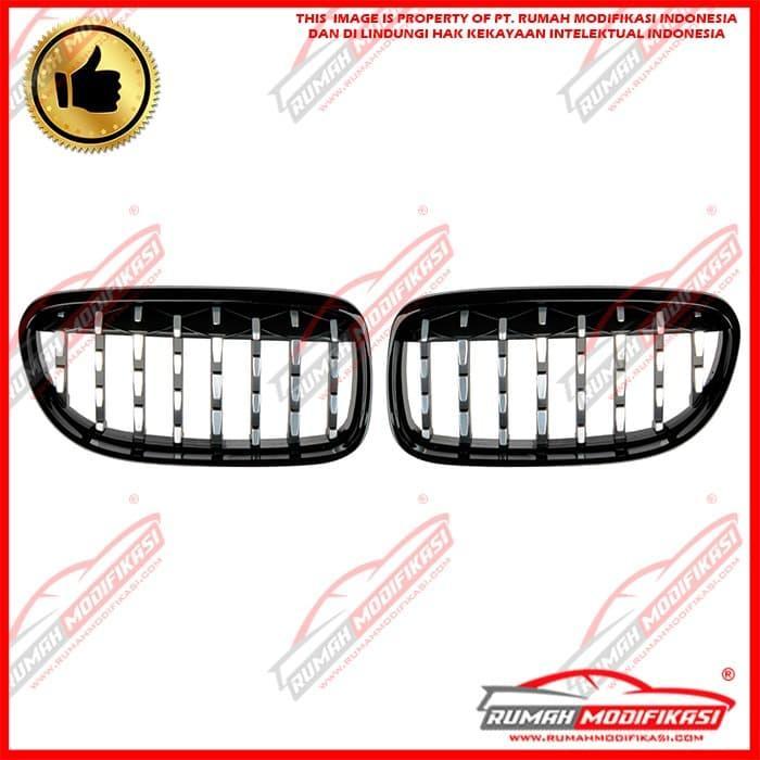 s40o- Grill - Bmw E90 Lci 2009-2011 - Gloss - Diamond Grill Style