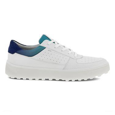 Sepatu Golf Ecco Tray White Blue Original