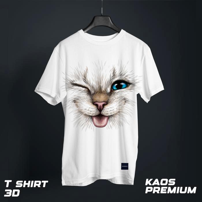 KAOS KUCING PRIA KAOS KUCING WANITA KAOS KUCING LUCU