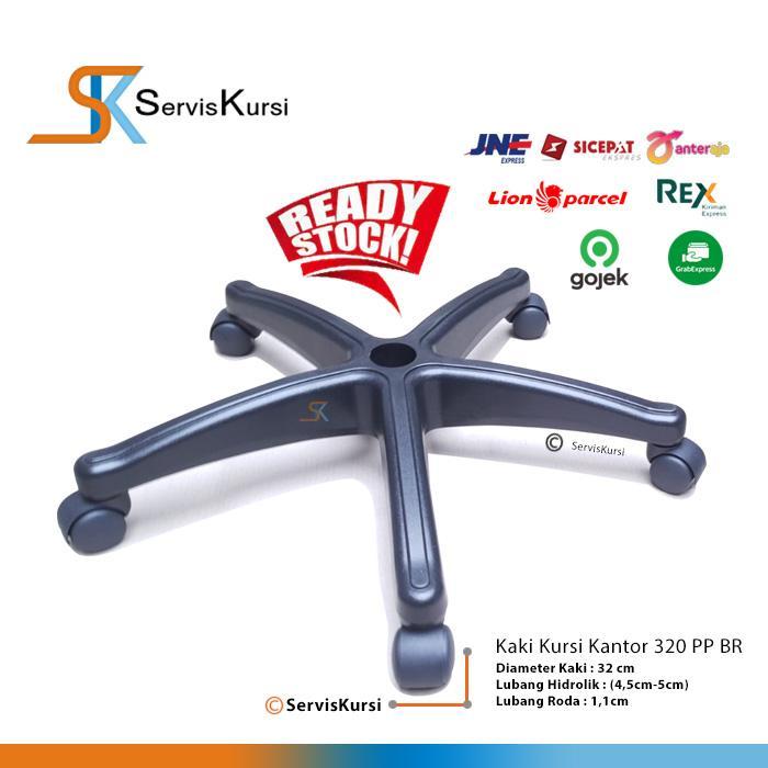 Kaki Kursi Kantor 320 Pp Br Termasuk Roda Original