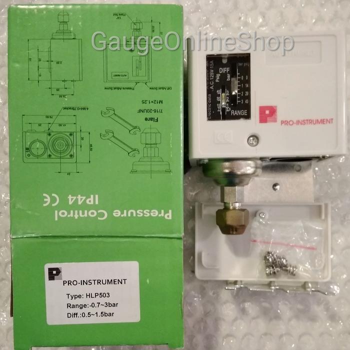 Pressure Switch / Pressure Control 3 Bar Pro Instrument
