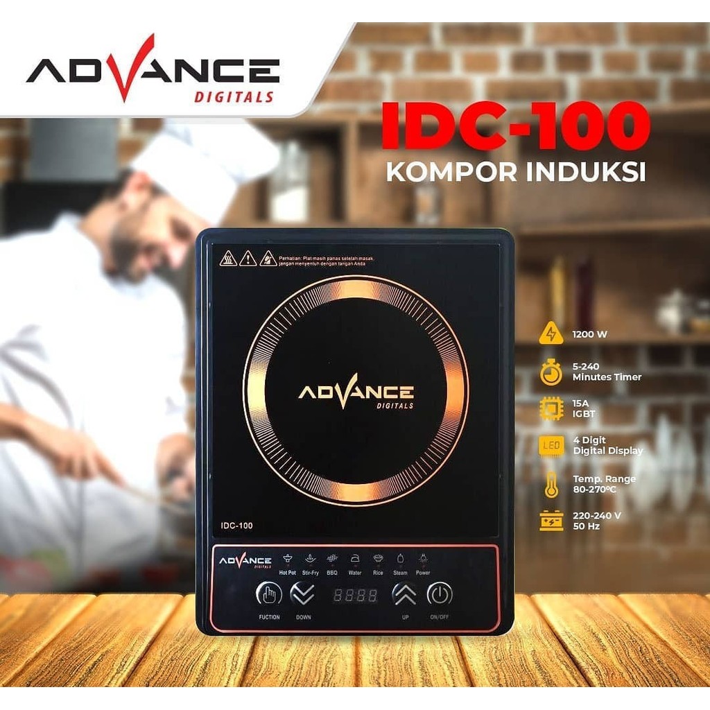 Advance IDC-100 Kompor induksi kompor listrik