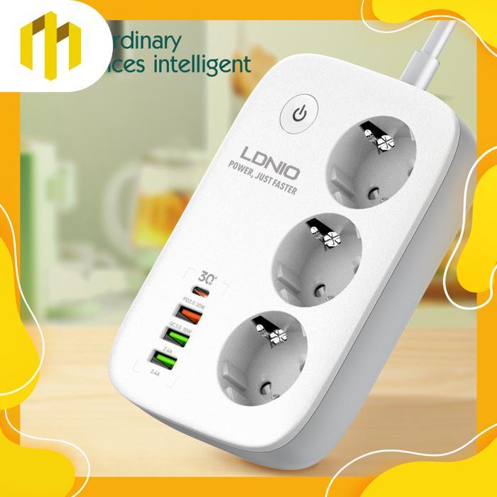 Ldnio Sew3452 Wifi Smart Power Strip With Usb Wireless Control Socket