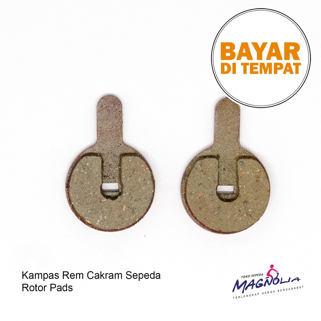 Kampas Rem Cakram Disc Brake Sepeda MTB Gunung Lipat CTB - Brake Pad Sepeda Model Bulat Komponen Sep