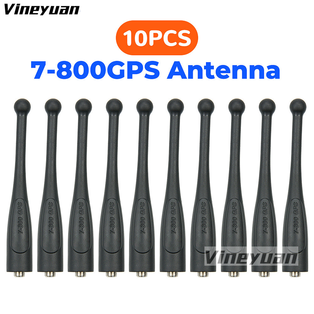 10PCS 700/800MHz GPS Stubby Walkie Talkie Antenna for MOTOROLA APX8000,APX7000,APX6000,APX6000XE,APX