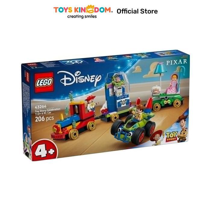 LEGO DISNEY PIXAR TOY STORY CELEBRATION TRAIN & RC CAR SET 206 PCS 43264 - MIX