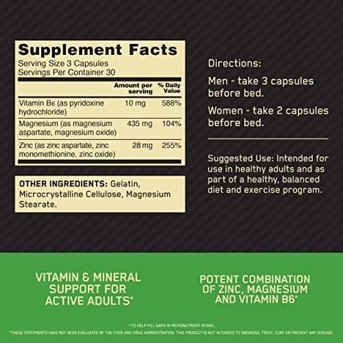 Optimum Nutrition Zma 90 Kapsul - Suplemen / Gym / Zinc / Magnesium / Vitamin B6 #Gratisongkir
