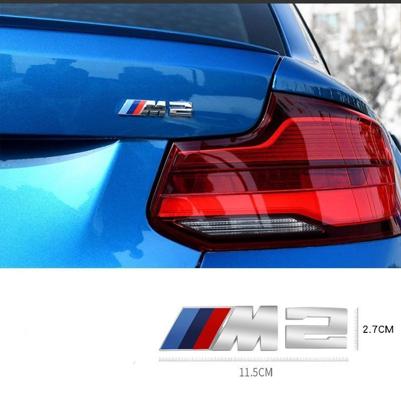 3D Emblem Car Fender Side Rear Trunk Badge M Logo Sticker Number Decal For BMW M1 M2 M3 M4 M5 M6 M7