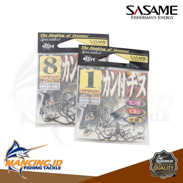 READY Terlaris Sasame Chinu Ring RT-05 Hook Kail Pancing Tajam Kuat Made in Japan Promo Murah