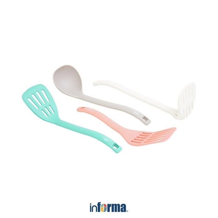 Informa Cooking Color Penn Peralatan Masak Set 4 pcs Cooking Set Kitchenware Alat Dapur Cookware