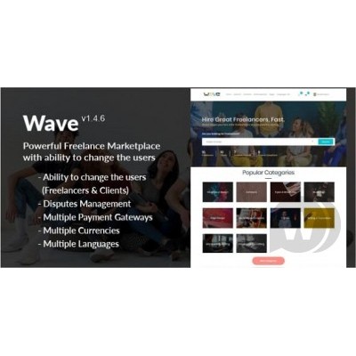 Wave - Script PHP Website