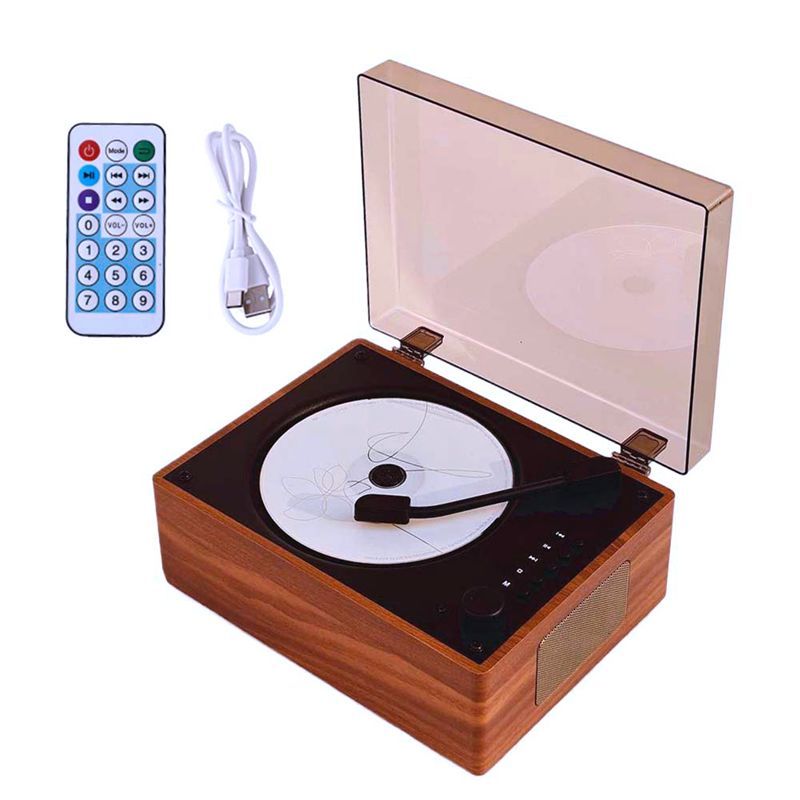BEST YOC-Bluetooth Speaker CD Player Compatible With Bluetooth 5.1 Album Player Tray-Loaded CD Playe