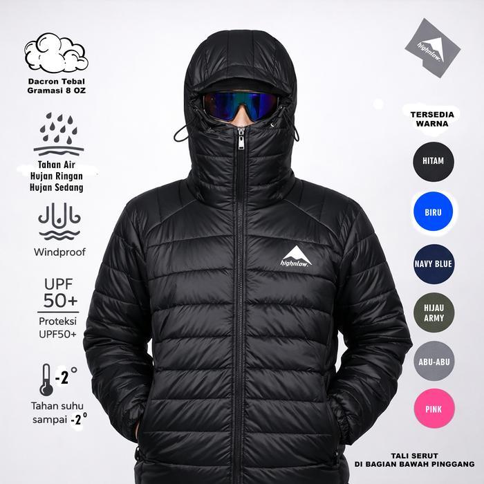 Salomon Advanture - Jaket Gorpcore Gelembung Jaket Gelembung Cowok Jaket Musim Dingin Jaket Pria