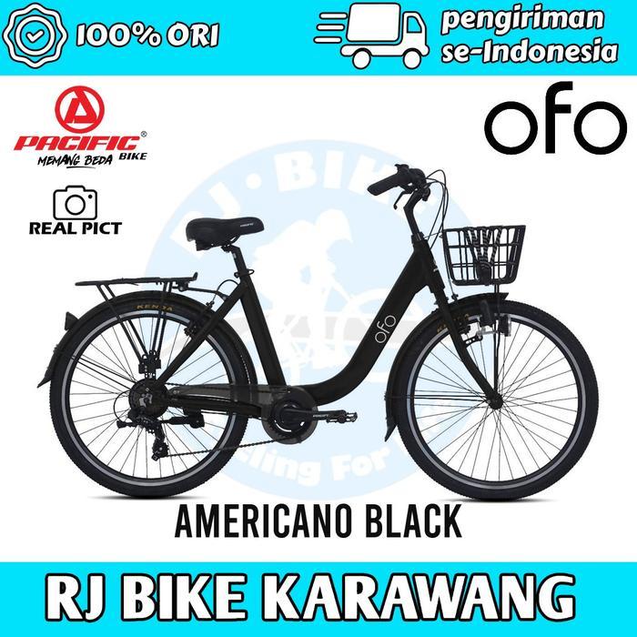 Terbaru Sepeda Mini City Bike Keranjang Pacific Ofo 7Speed