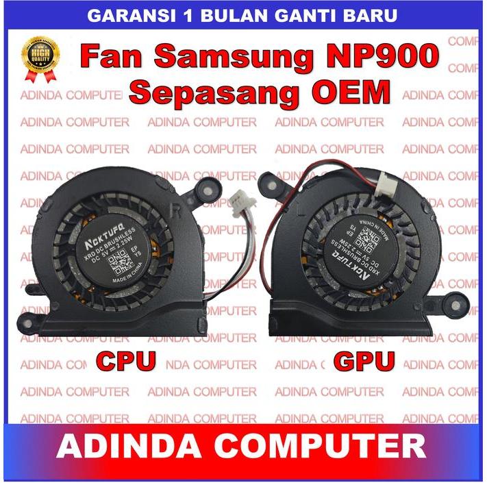 Ada Stok Fan Samsung NP900 NP900X3C NP900X3D NP900X3E NP900X3B NP900X3F Sepasang