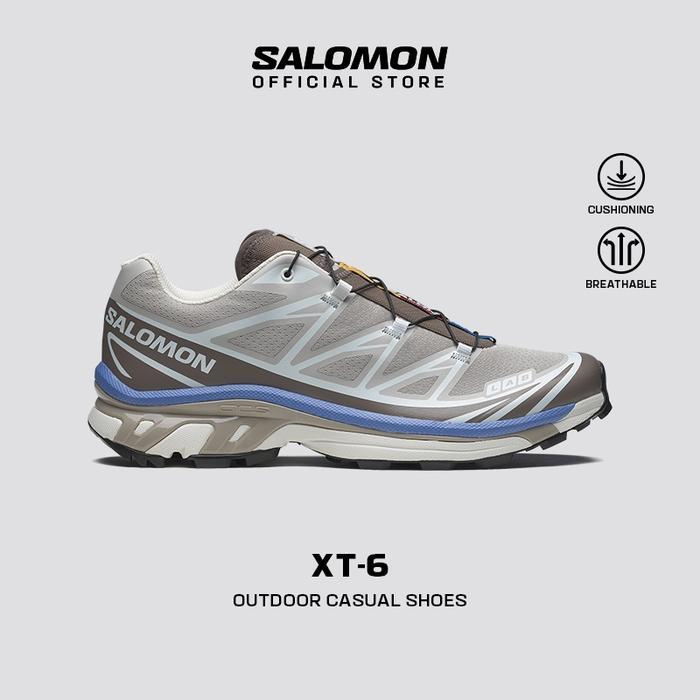 SALOMON XT-6 Unisex Trial Running Shoes Sepatu Sports Sneakers Olahraga Hiking Shoes - L47739100