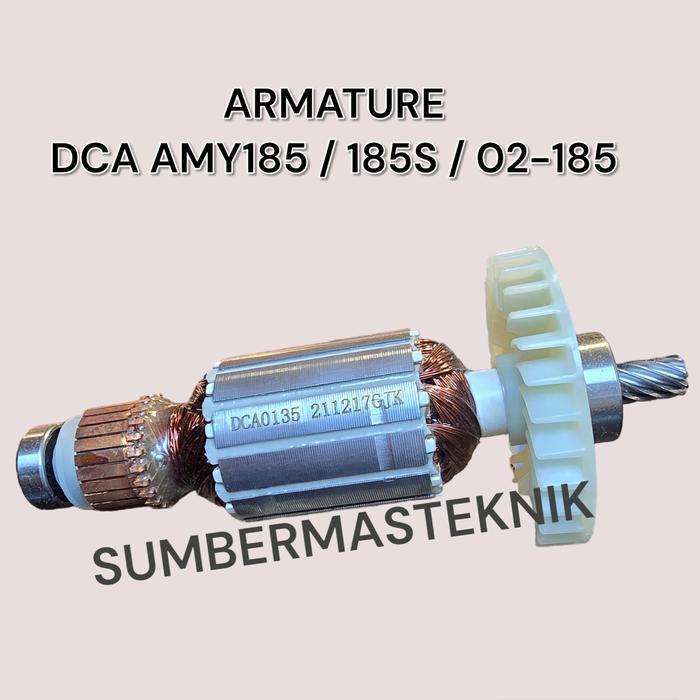ARMATURE DCA AMY185 AMY185S AMY02-185 5806 ANGKER ROTOR MESIN CIRCULAR SAW DCA AMY 185 AMY 185S AMY