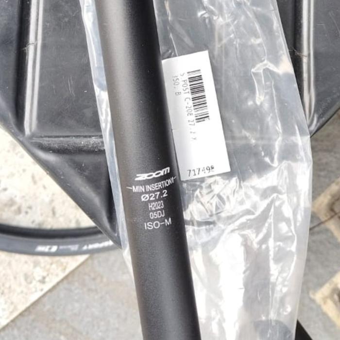 Promo Seatpost 27.2 Pipa Sadel Alloy Asli Ori Polygon Zoom Monarch Premier Packing Aman