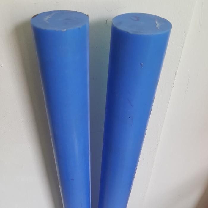 Nylon Mc Blue Batangan 50mm / Mc Blue Rod / Nylon Biru Batangan