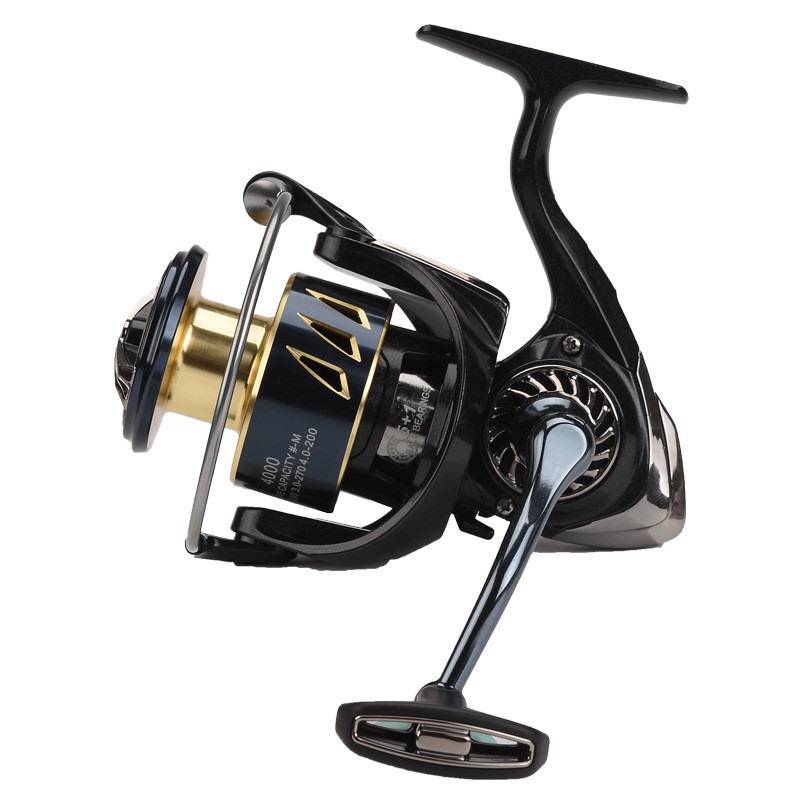 KR Full Metal Spinning Fishing Reel Zero Gap Sealed Bearing Smooth Long Casting For Saltwater Lure