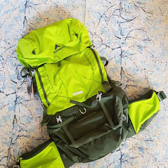 Tas Carrier Eiger Equator Trek 65L Backpack - Lime