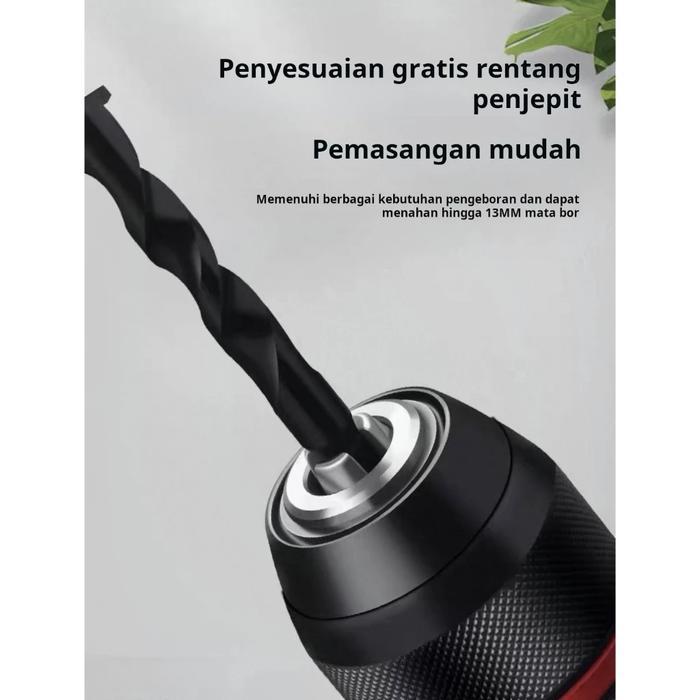 TERLARIS 10mm/13mm Kepala Bor Drill Chuck Chuck Bor Cordless Chuck Bor Gerinda Chuck Bor Listrik