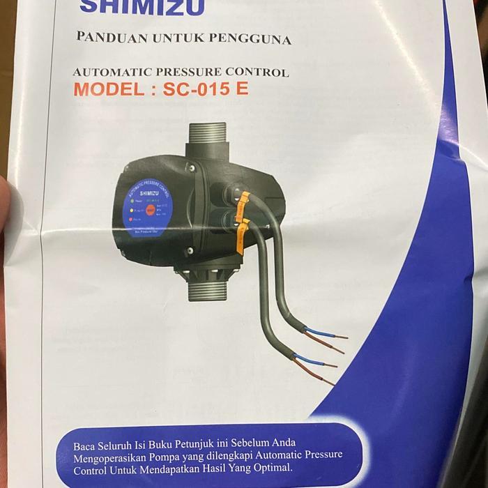 Otomatis Pressure Control Shimizu Sc-015 E/ Automatic Pressure Shimizu