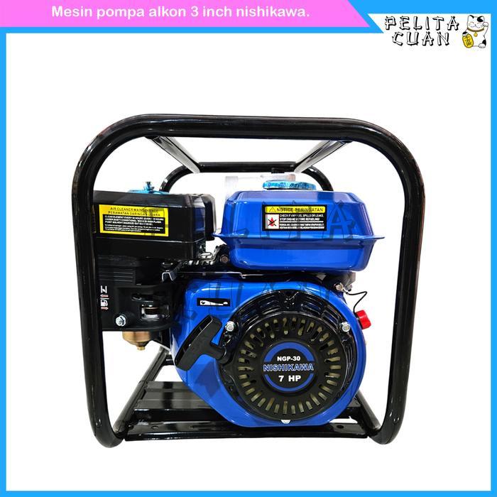 Mesin Pompa Alkon 3 Inch Nishikawa Pompa Air Sawah Irigasi